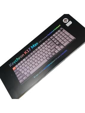 Keychron K17 Max Wireless Mechanical Keyboard 96% Gateron Brn Switch Low Profile